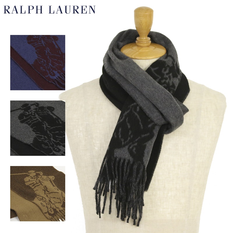 Double-Faced BIG PONY Scarf 1