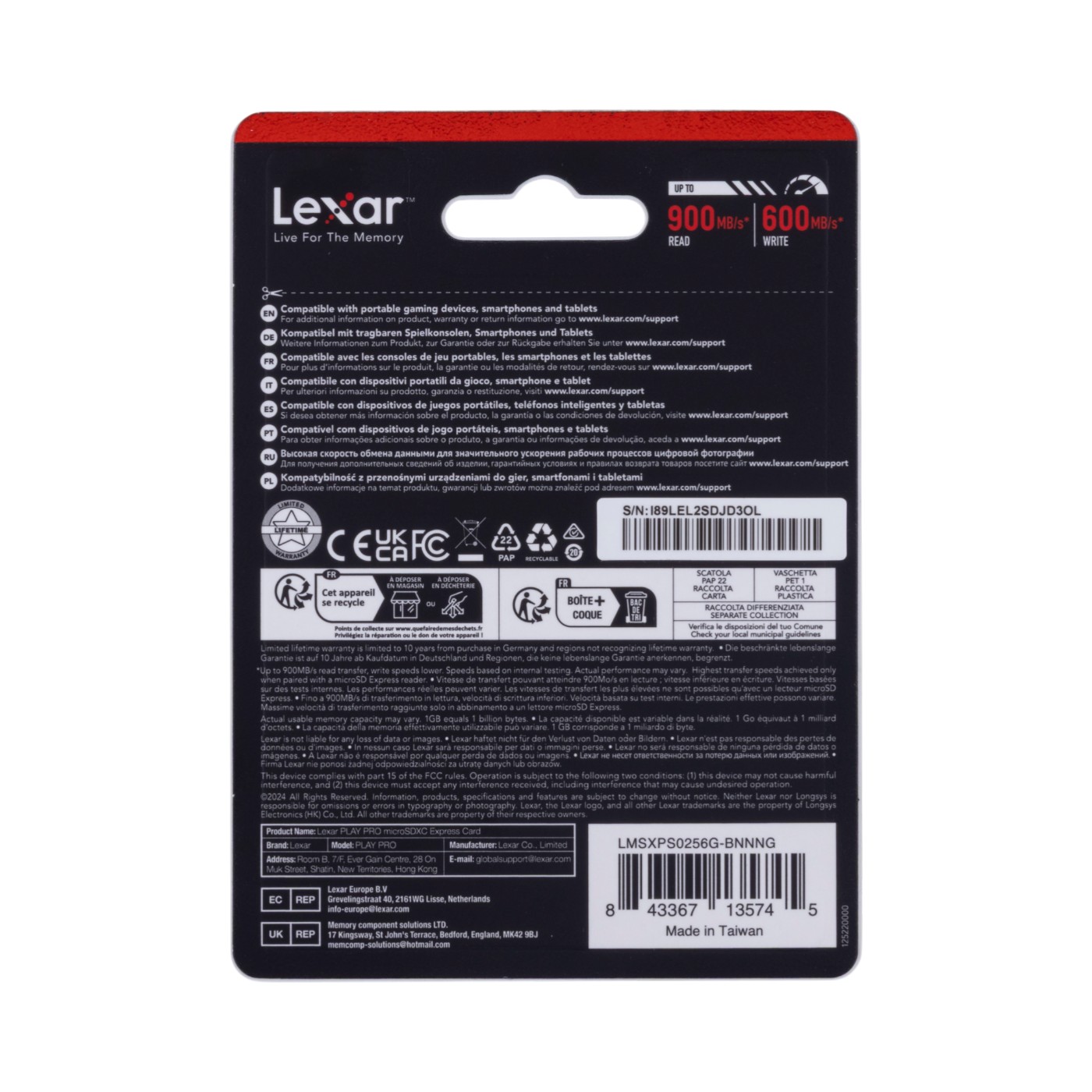 PLAY PRO microSDXC Express カード 3