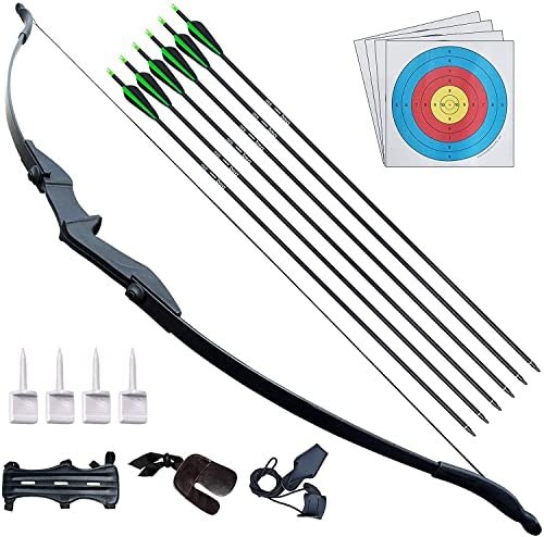Amazon.co.jp: Black Hunter 58インチ アーチェリー用弓