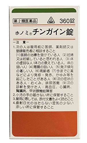 チンガイン錠 1