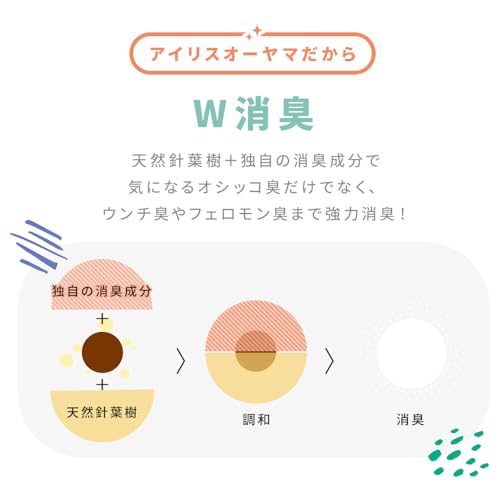 消臭サンド 木砂タイプ 大きめ 2