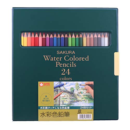 uni WATER COLOR 水彩色鉛筆 24色 - アート用品