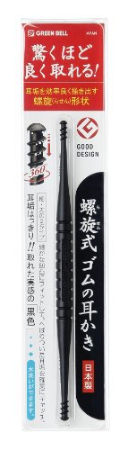螺旋(らせん)式ゴムの耳かき 1