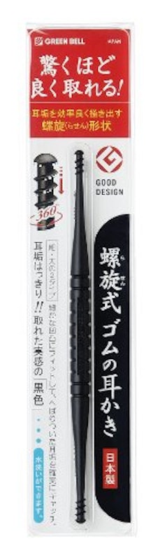 螺旋(らせん)式ゴムの耳かき 1