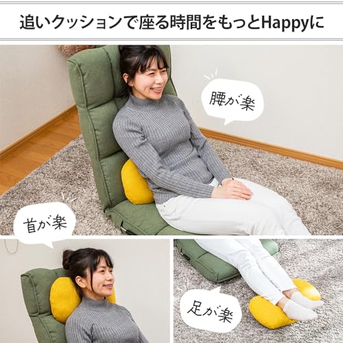 腰痛クッション 椅子用 腰を守って大きく折り畳み 気嚢タイプ 腰痛