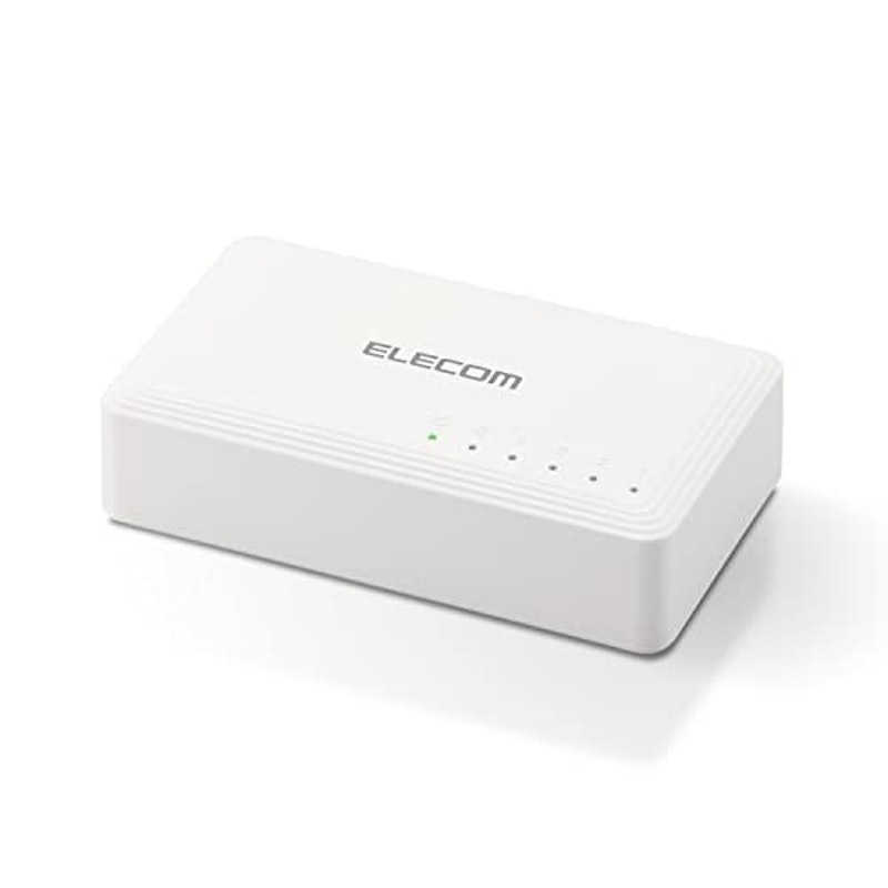 Giga対応5ポートスイッチ プラ筐体/ACアダプター 1