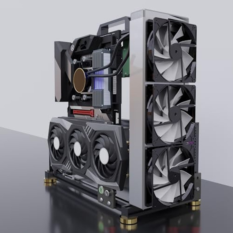 オープンフレームPCケース 1