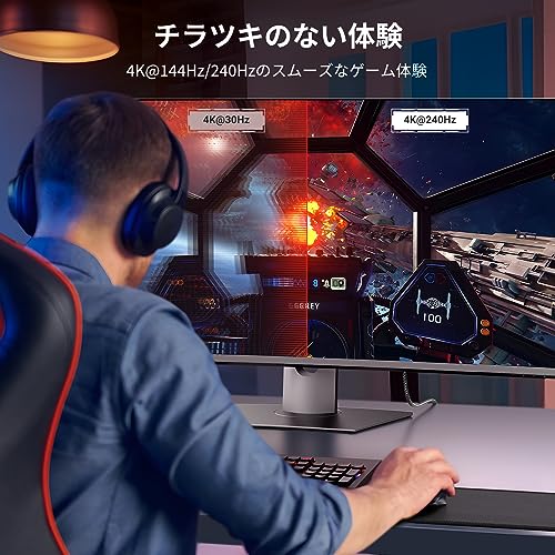 USB-C DisplayPort変換ケーブル 3