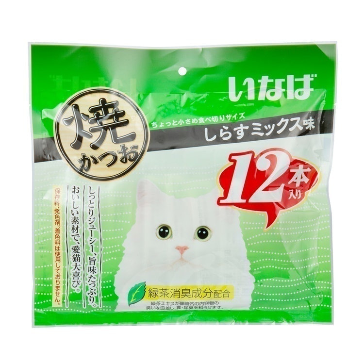 25％OFF バラエティパック いなば 焼かつお 成猫用 24本入 1袋 キャットフード おやつ terahaku.jp