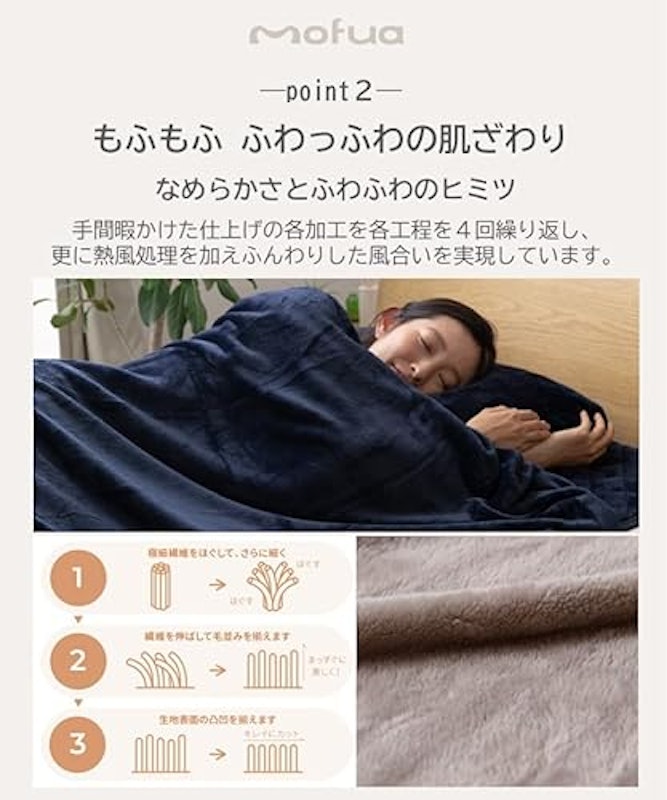 プレミアムマイクロファイバー毛布 5