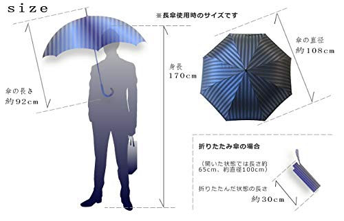 Stripe×Plain BLUE 7