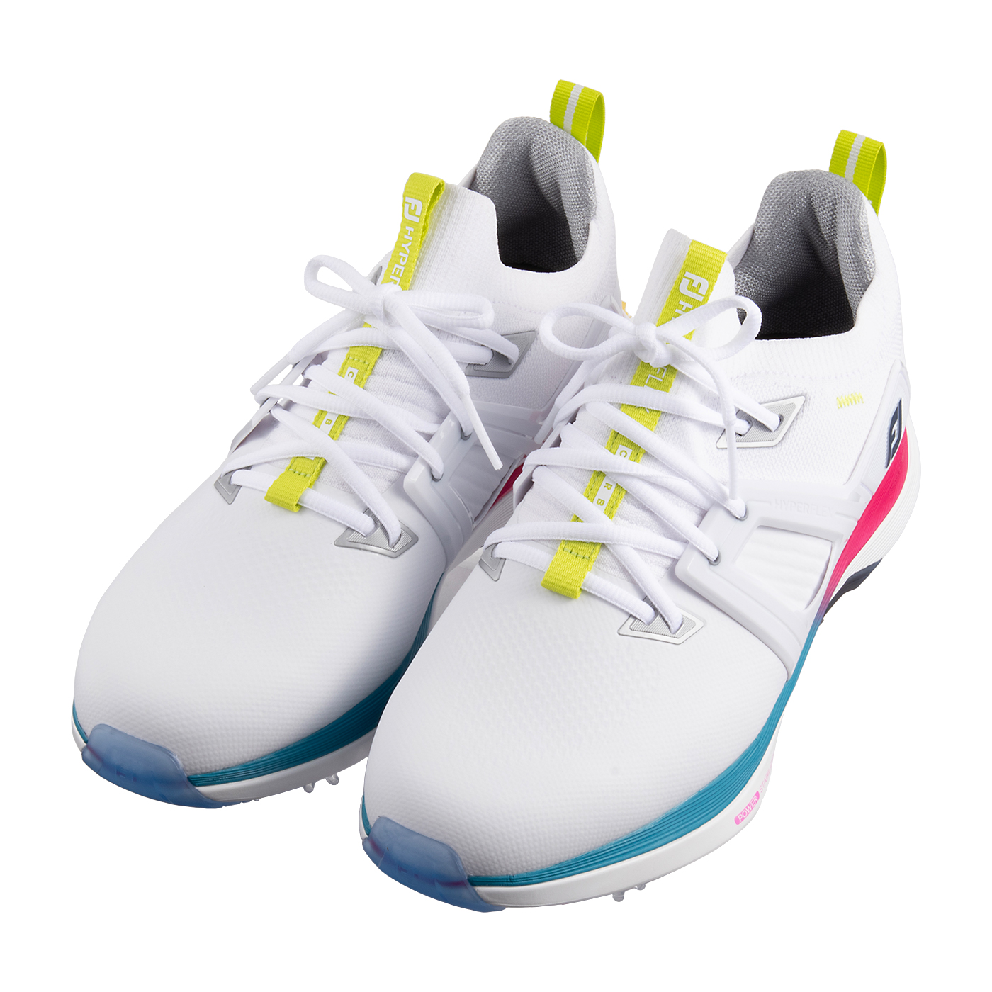 新品 メンズ ゴルフシューズ 防水レザー クッション スパイク 白