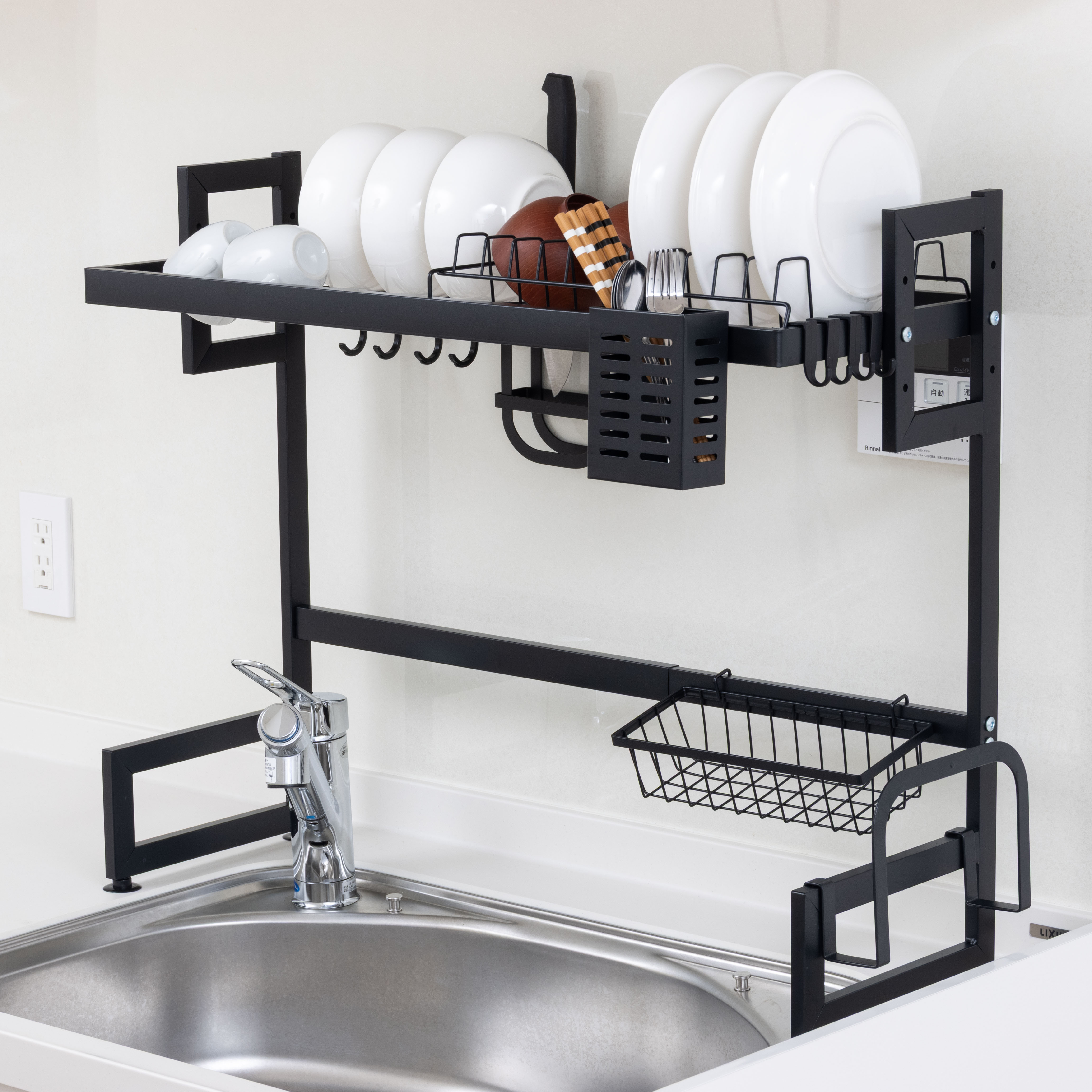 伸縮式 キッチンアクセサリー 水切りラック 省スペース 伸縮式 水切りラック 省スペース キッチンアクセサリー 【公式通販】