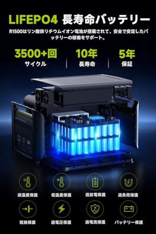 大容量ポータブル電源 7