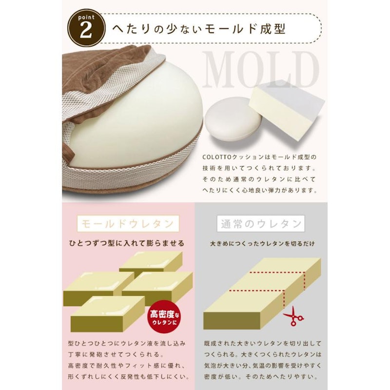 COLTTOラウンドクッション 3