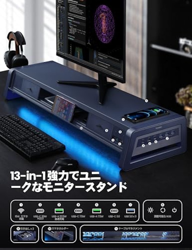 デュアルモニタースタンド 2