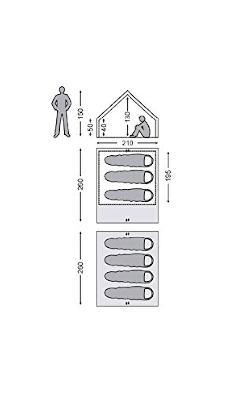 Ydun 5.5m² glamping tent 6