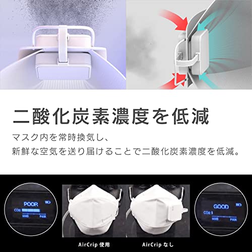 ご購入者様決定꒰未使用꒱マスク用扇風機 循環器 白 エアーファン 口元 循環作用 マイナスイオン マスク用扇風機のおすすめ人気ランキング【2026年4月】 | マイベスト