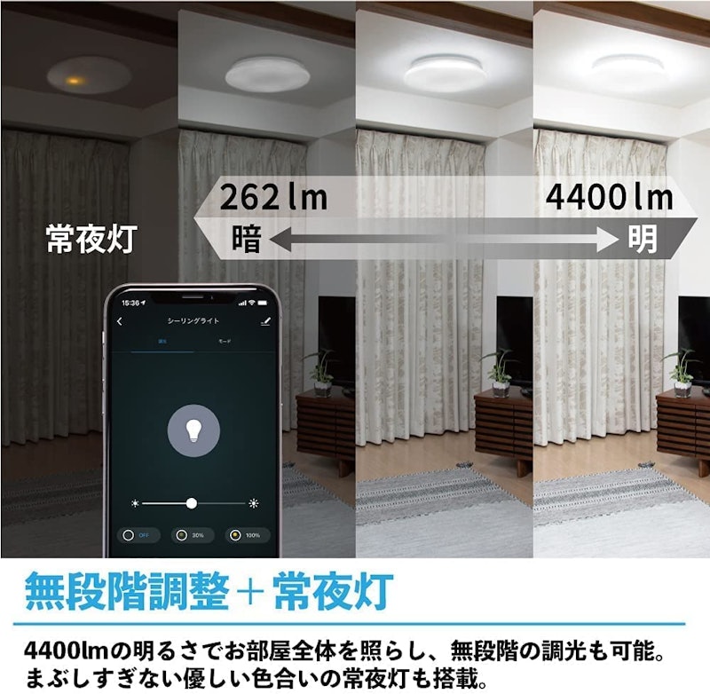 Amazon Alexa認定 LEDシーリングライト 7
