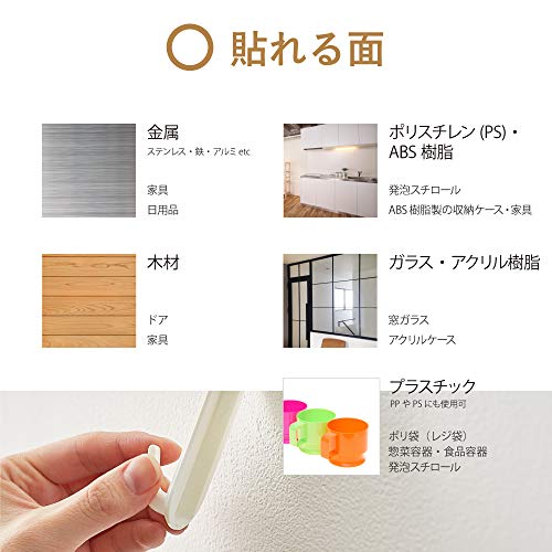 はがせる両面テープ 強力接着用 4