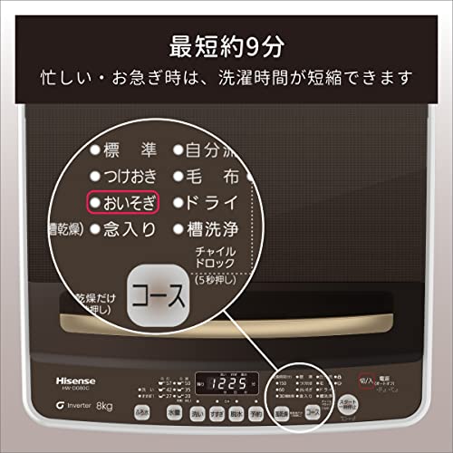 8kg 全自動洗濯機 HW-DG80C 3