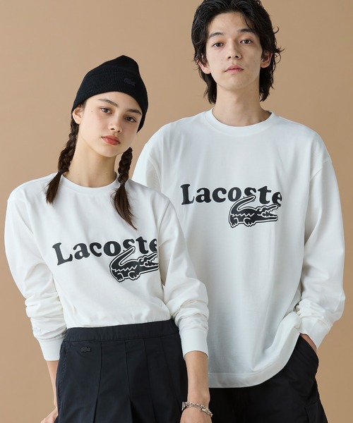 鹿の子オーバーサイズプリント ロングスリーブTシャツ 2