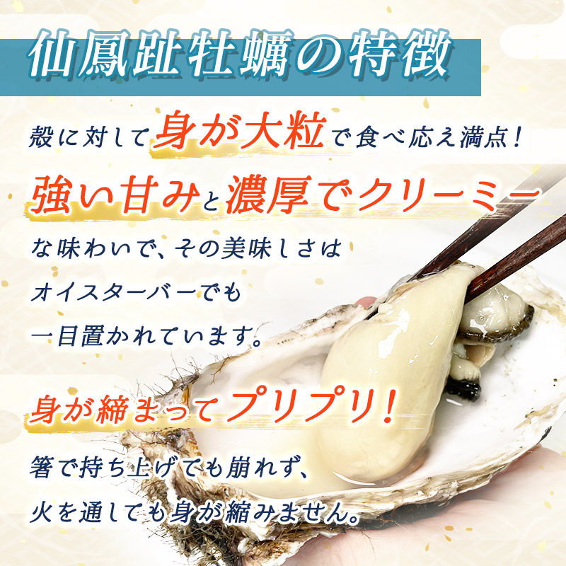 仙鳳趾名産 牡蠣  4