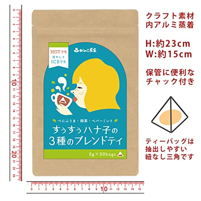 すうすうハナ子の3種のブレンドティ 4