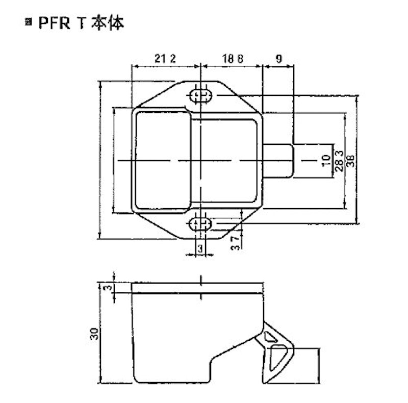 耐震ラッチ PFR-T 2