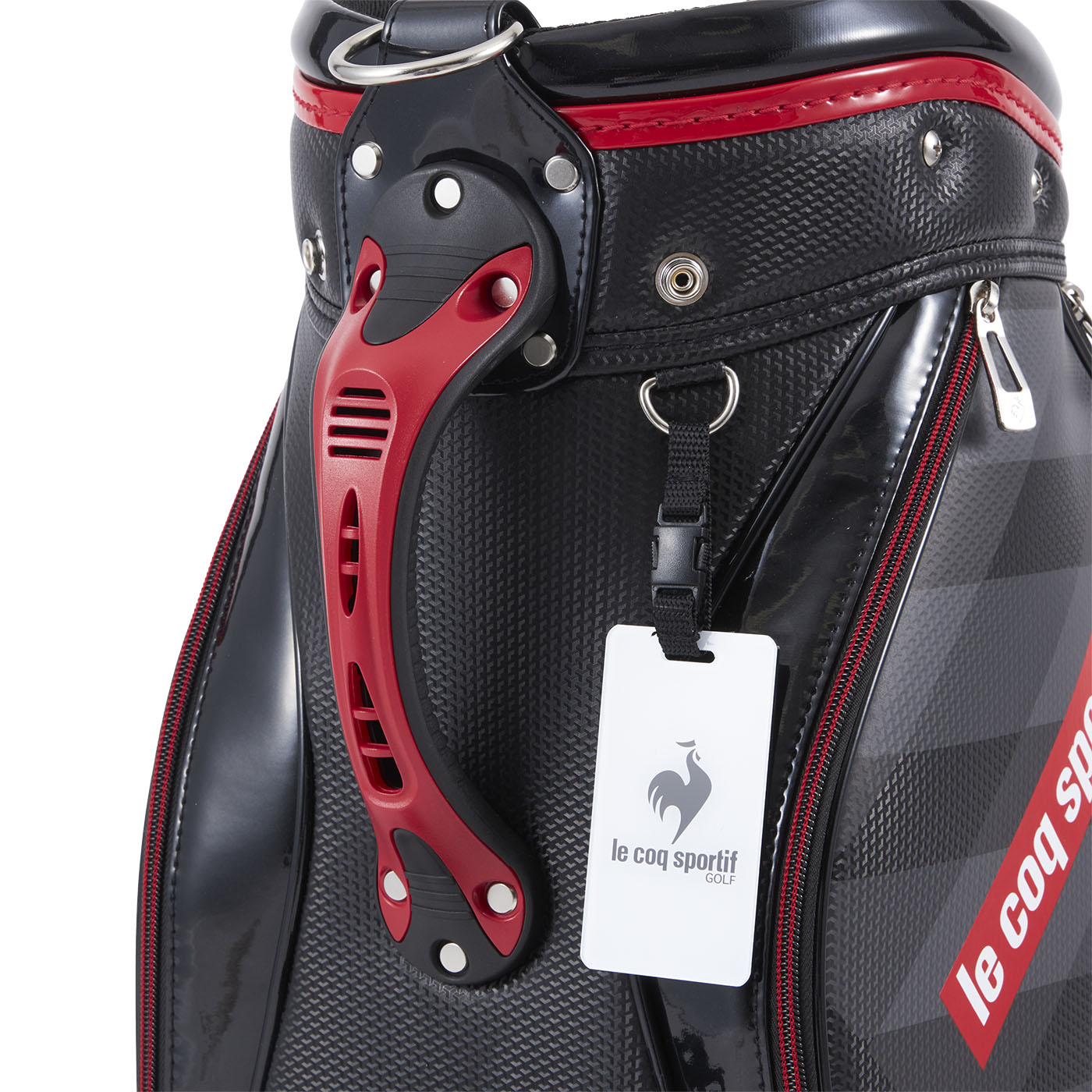 プロモデル LEE BENEDICT GOLF ゴルフバッグ ブラック&レッド 重厚感ある LEE BENEDICT GOLF ゴルフバッグ ブラック&レッド プロ