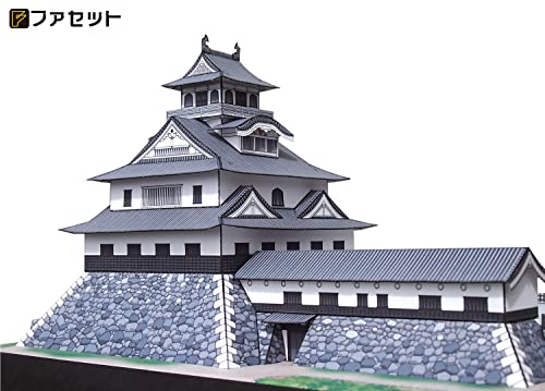 ペーパークラフト 日本の名城シリーズ1/300 長浜城 3