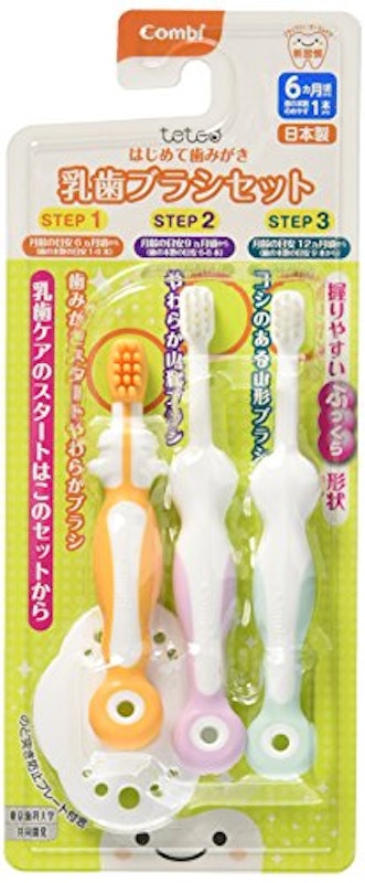 テテオ はじめて歯みがき 乳歯ブラシセット 1
