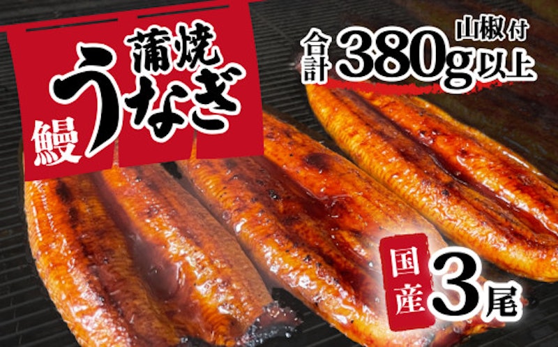 国産うなぎ蒲焼 山椒付き 1
