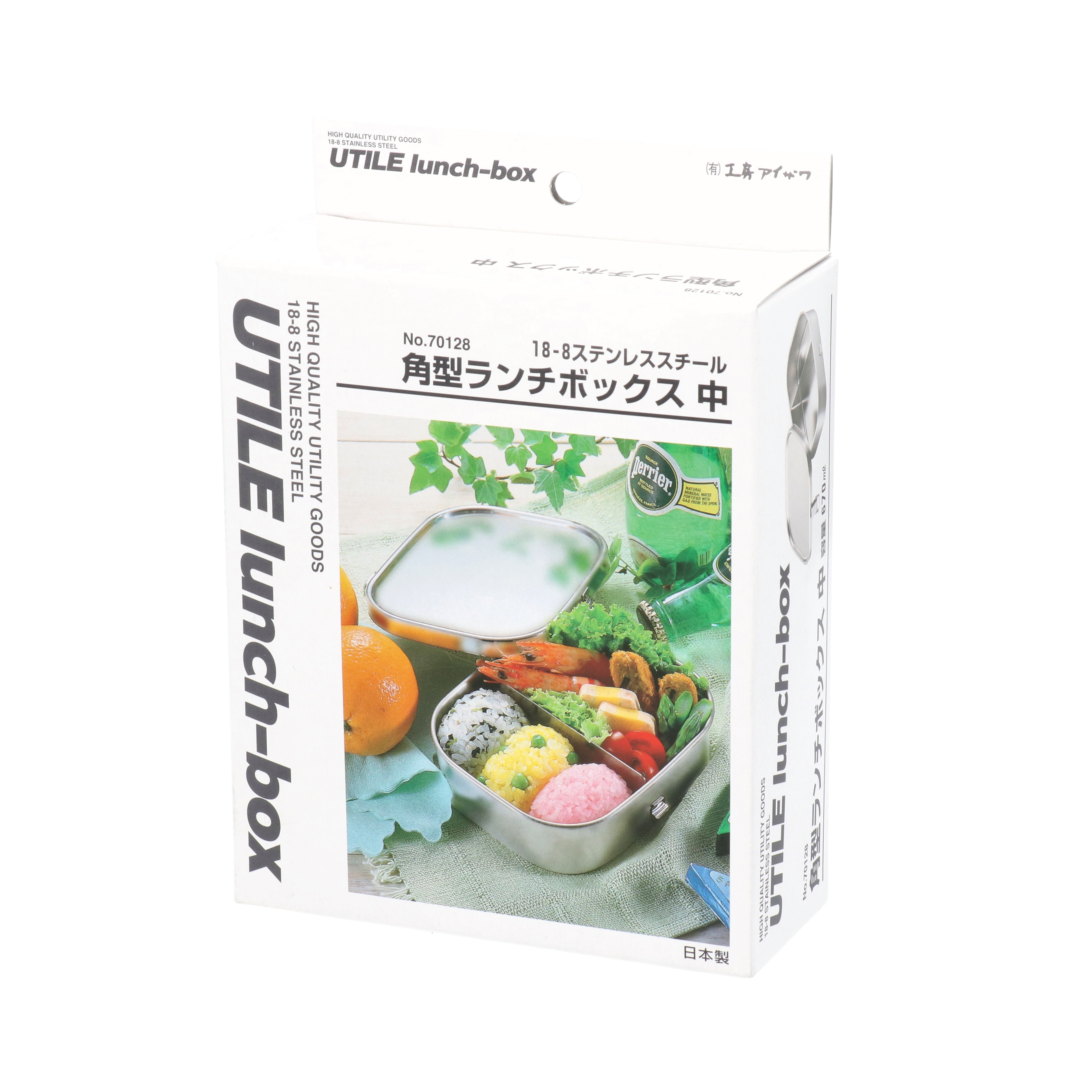 8/5はポイント10倍／ 弁当箱 ステンレス 工房アイザワ 角型ランチ
