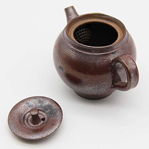太仙作 鉄釉後手茶器ポット 2