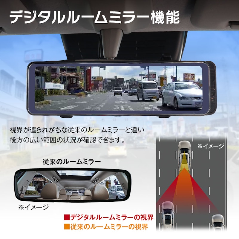 ミラー型ドライブレコーダー 5
