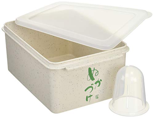 便利な水取り付き ぬか漬け用容器 3