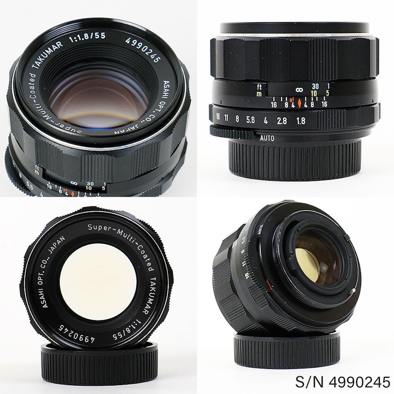Super-Multi-Coated TAKUMAR 55mm F1.8 1