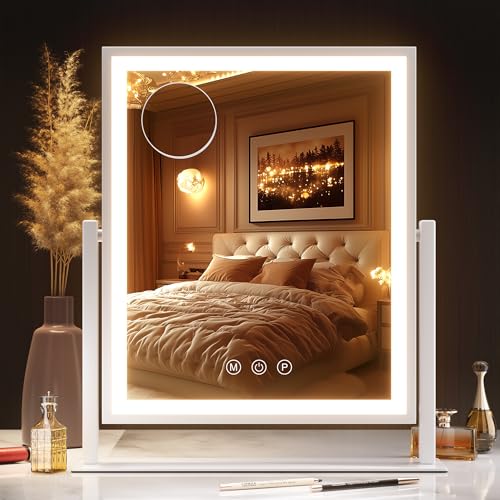 USB充電可能 モダンデザイン メイクアップミラー　幅60cm×高さ52cm メイクアップミラーのおすすめ人気ランキング2025年11月 | マイベスト