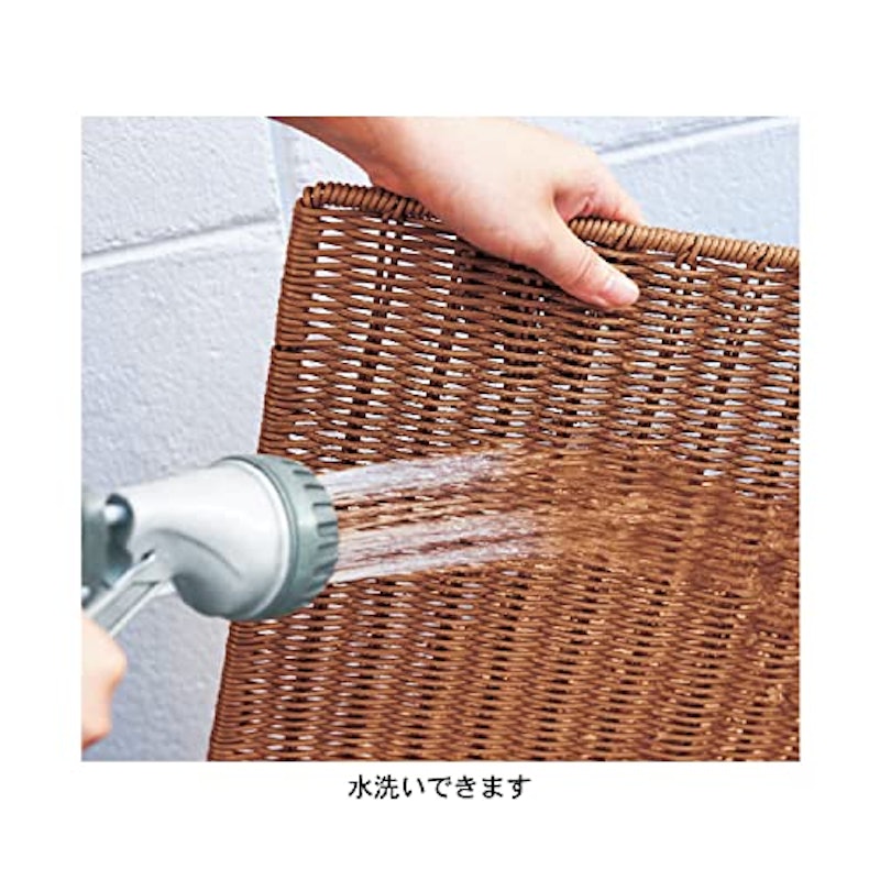 洗えるラタン調の猫トイレカバー 2