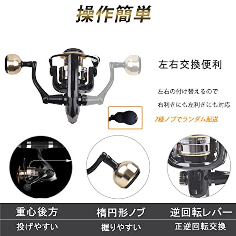 スピニングリール 大物狙い用5000番 6