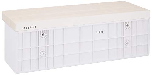 二連紙巻器 木質棚付き 2