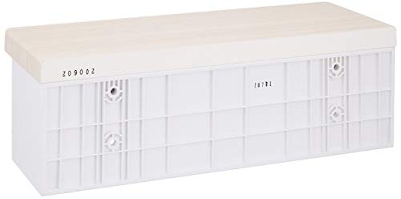 二連紙巻器 木質棚付き 2
