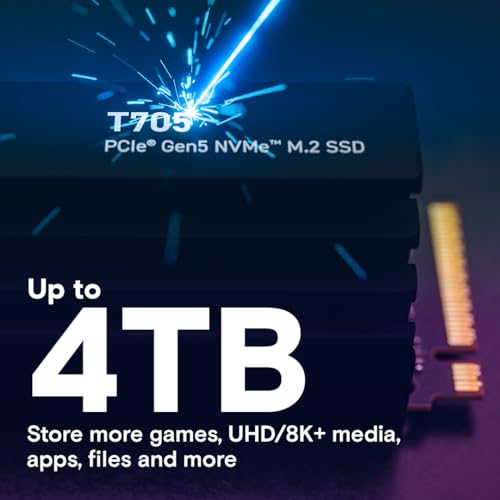T705 PCIe Gen5 NVMe M.2 SSD 6