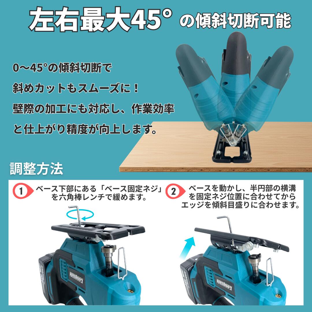 充電式ジグソー 4