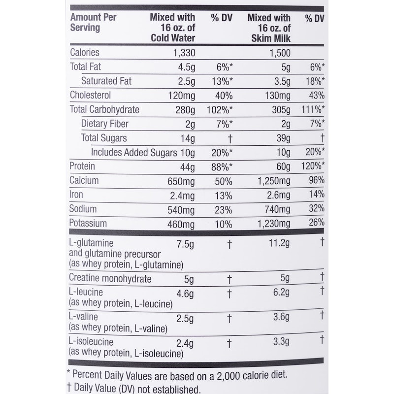 100% Mass Gainer チョコレートファッジブラウニー 5