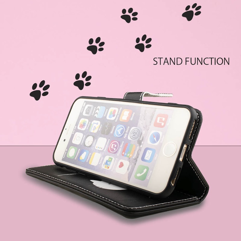 iPhone15ケース 手帳型 ねこ 3