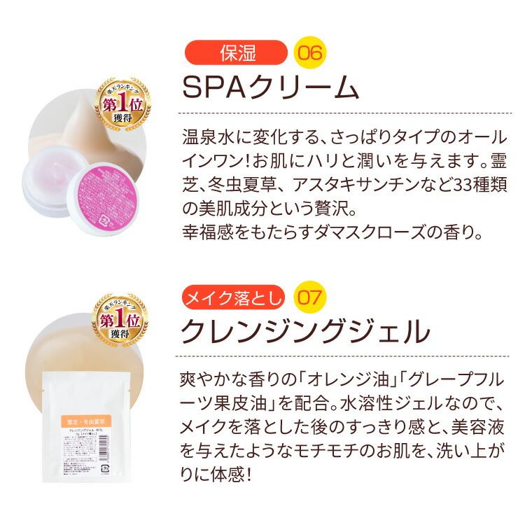 スキンケア 10商品お試しセット 4