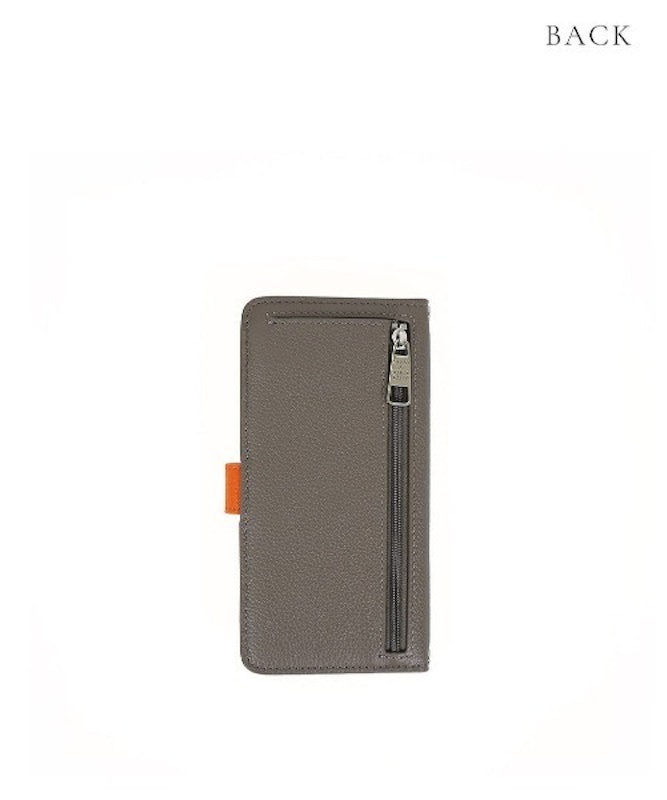 スマイル 手帳型スマホケース スペインカーフレザーVer. 6