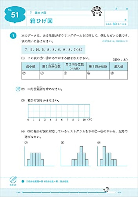10分間集中ドリル 中2数学 6